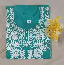 Cotton kurti Sky Blue - 3XL